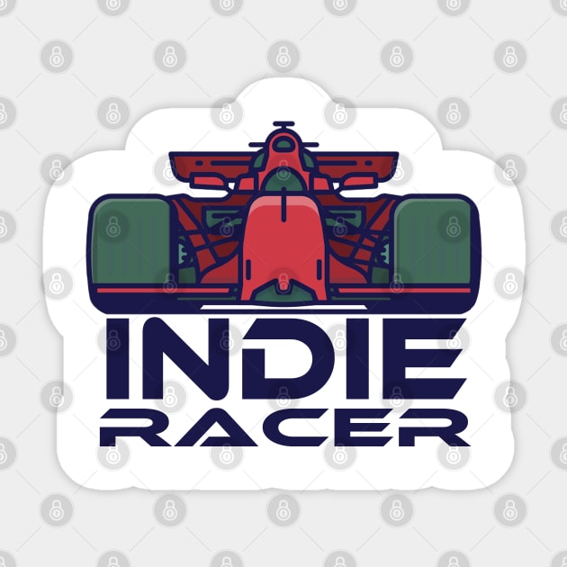 Indie racer Sticker by Ashygaru